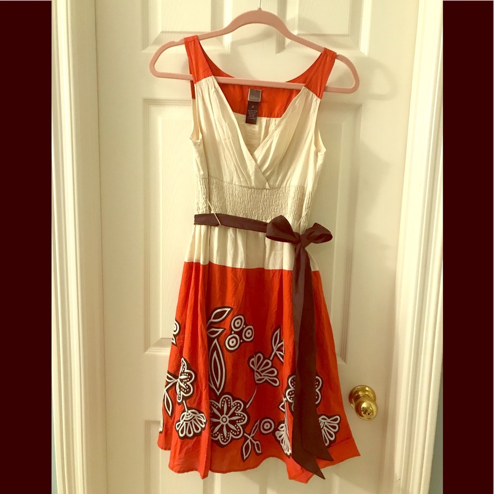 NWOT Anthropologie Lithe applique dress